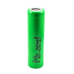 Alternative View Of Batería Samsung 25R 18650 2500Mah 20A Original