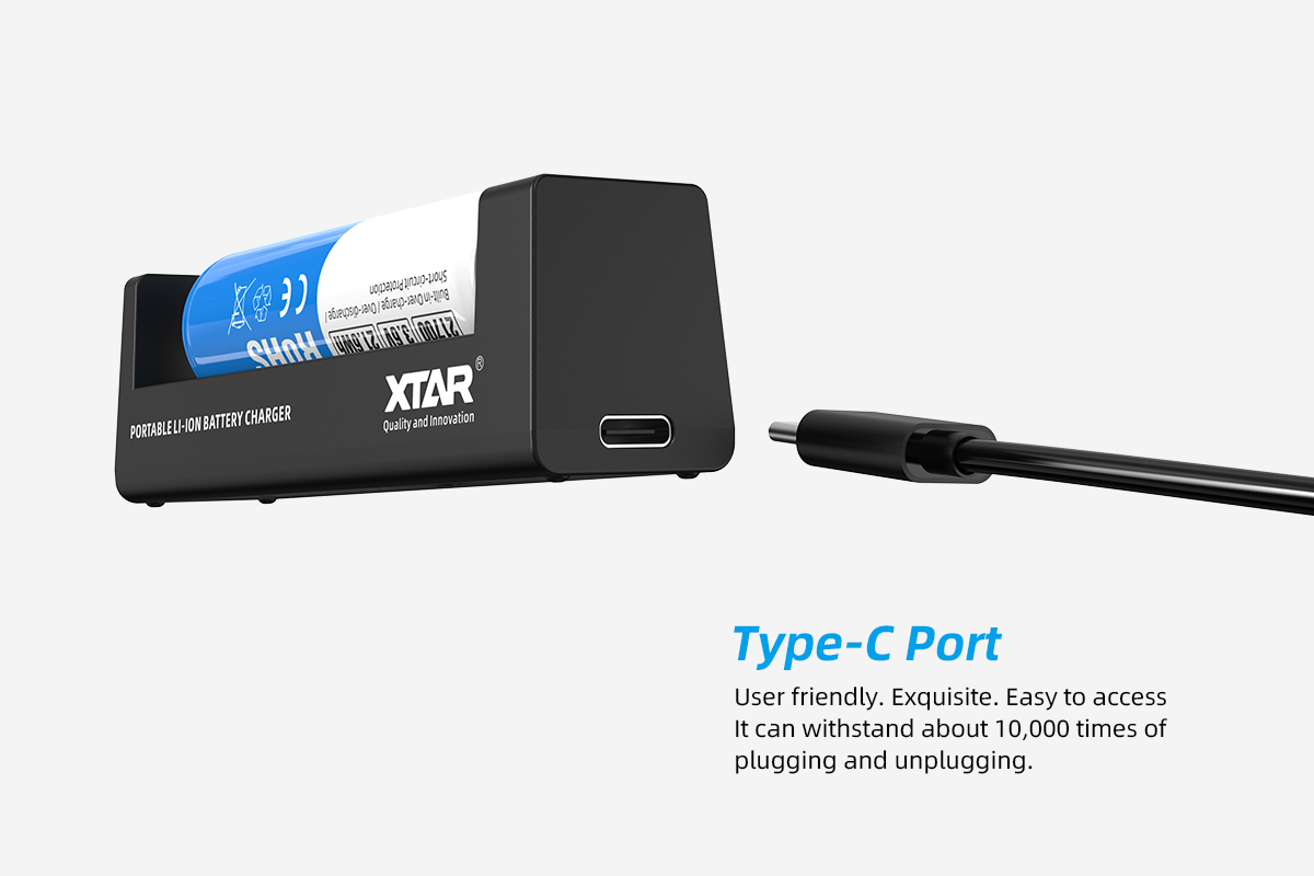 Cargador Baterías Xtar Mc1 Usb-C Original