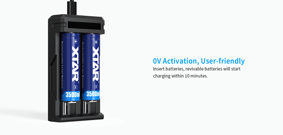 Cargador Baterías Xtar Sc2 Usb-C Original