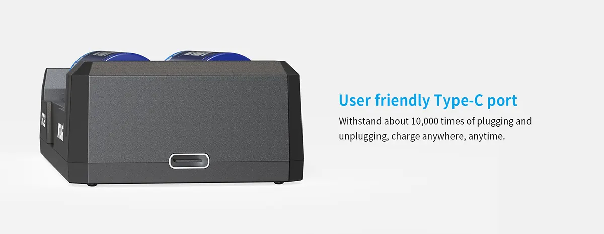 Cargador Baterías Xtar Sc2 Usb-C Original