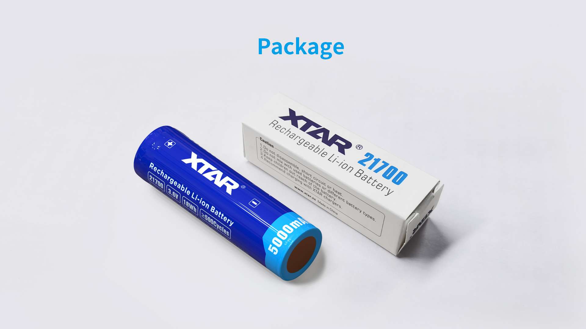 Batería Xtar 21700 5000Mah 10A Protegida Original