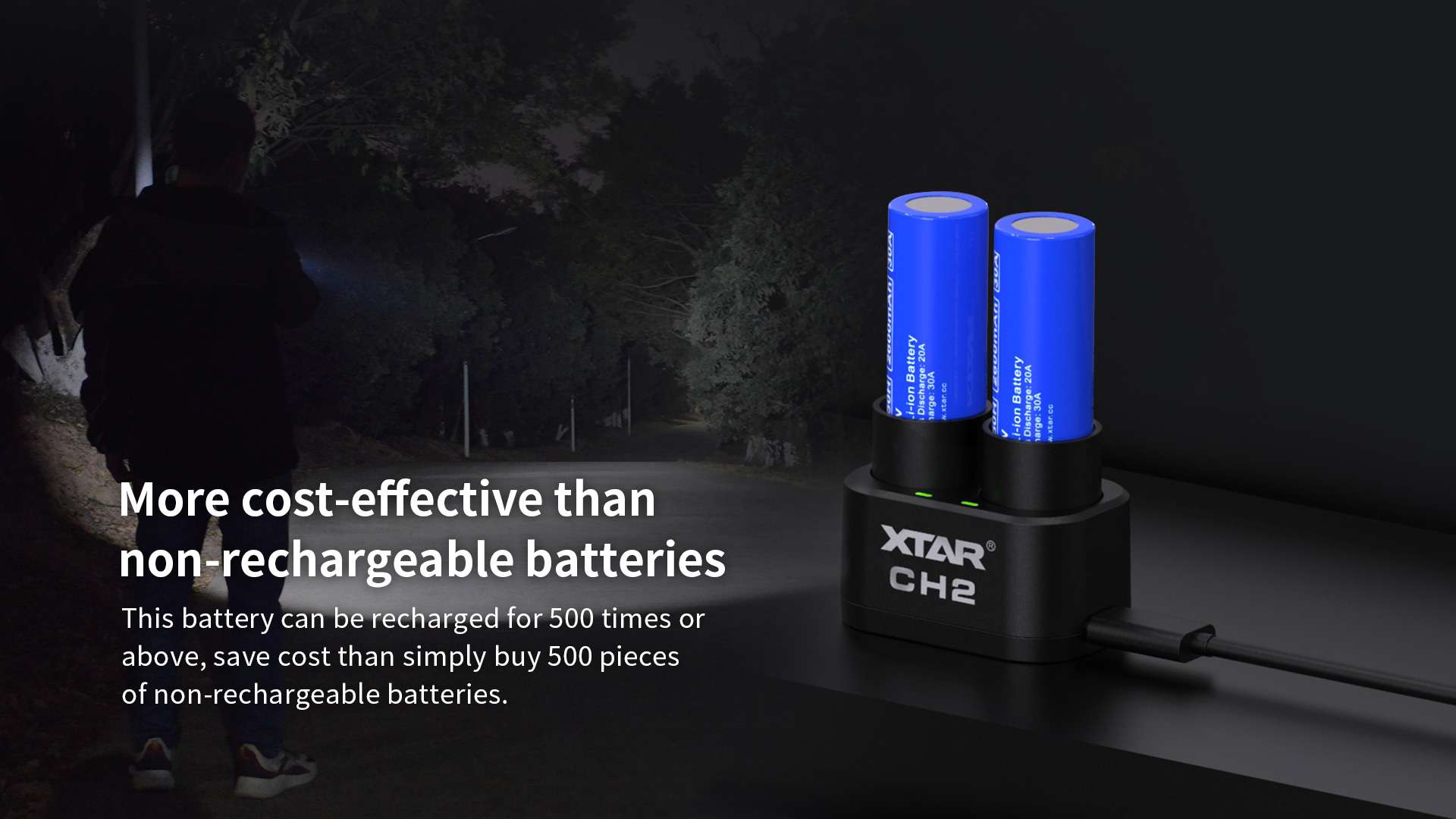 Batería Xtar 18650 2600Mah 20A Original