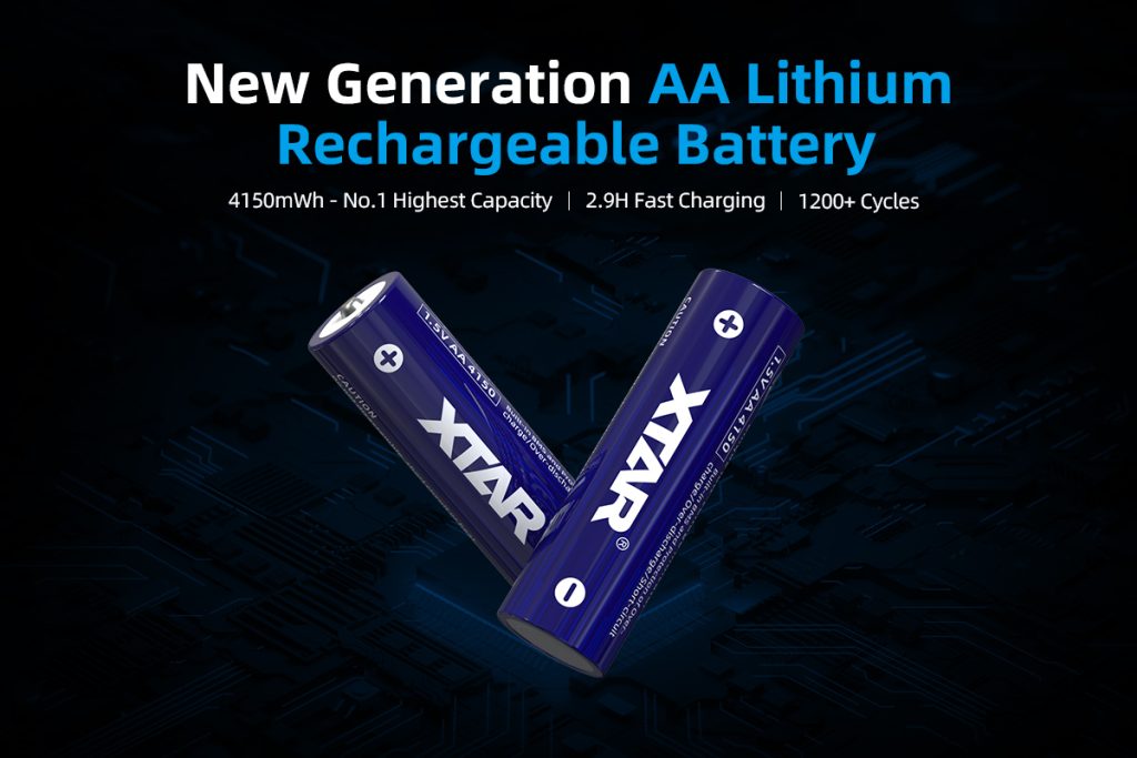 Pack Pilas Xtar Aa Recargable 2500Mah Li-Ion (4)