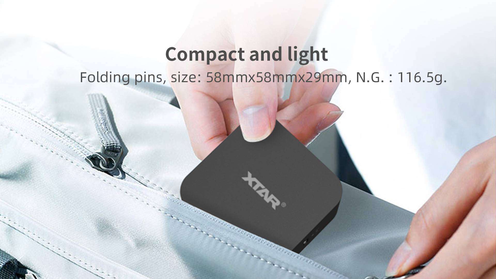 Adaptador De Pared Xtar 45W Usb-C Pd Carga Rápida Original