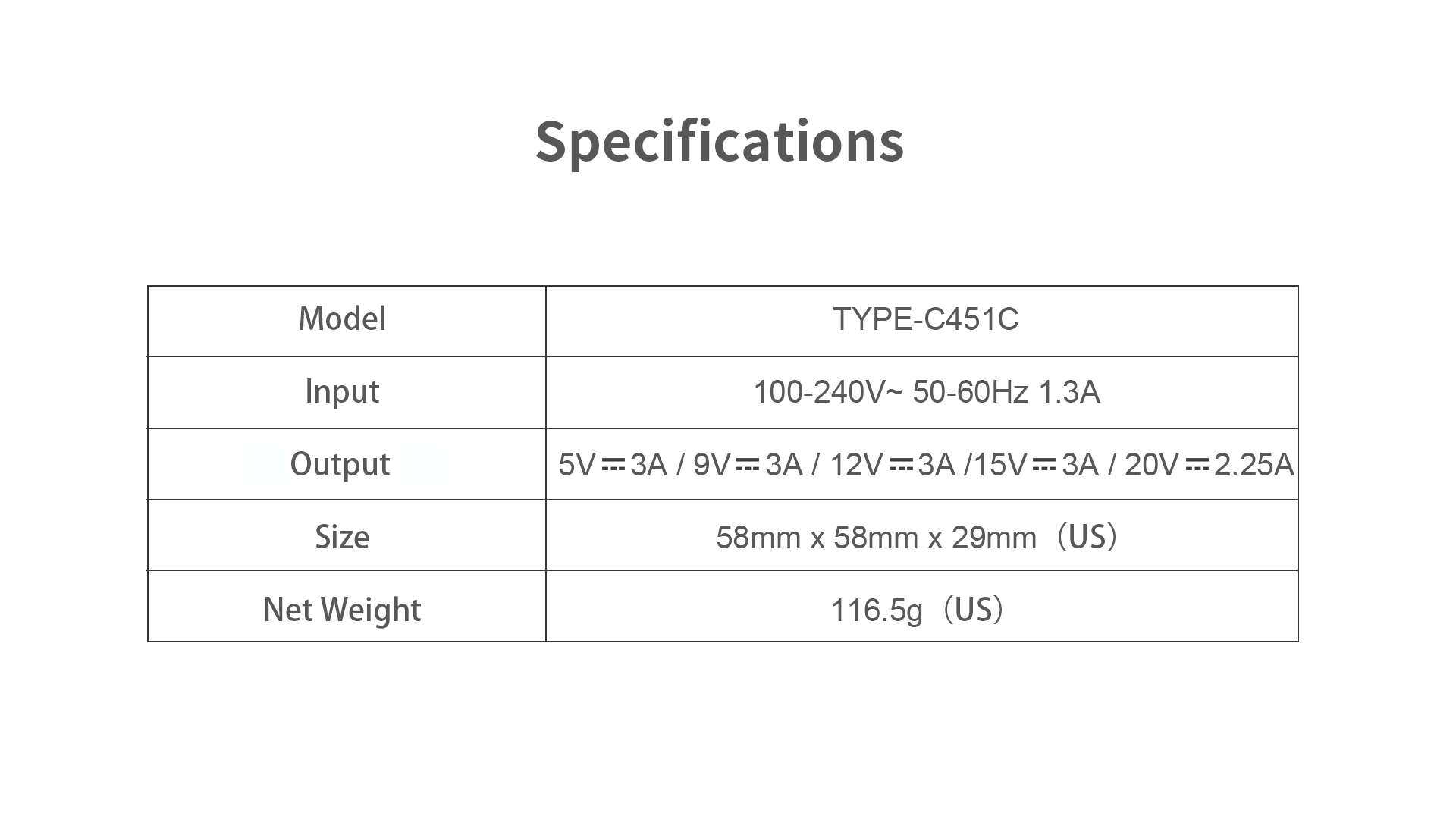 Adaptador De Pared Xtar 45W Usb-C Pd Carga Rápida Original
