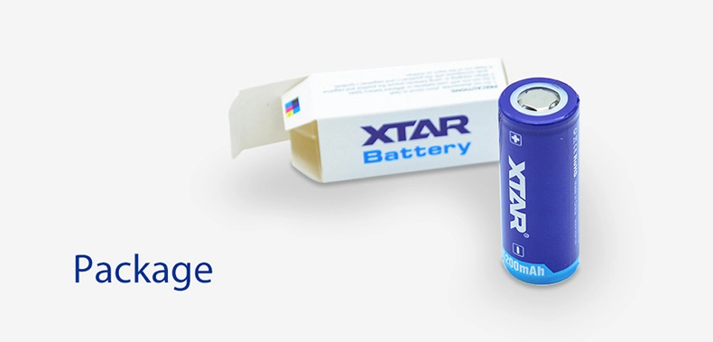 Batería Xtar 26650 5200Mah 7A Protegida Original
