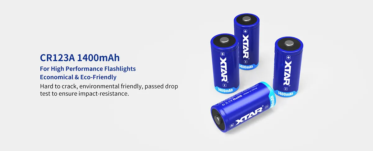 Pila Xtar Litio Cr123A 1400Mah Original